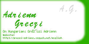 adrienn greczi business card